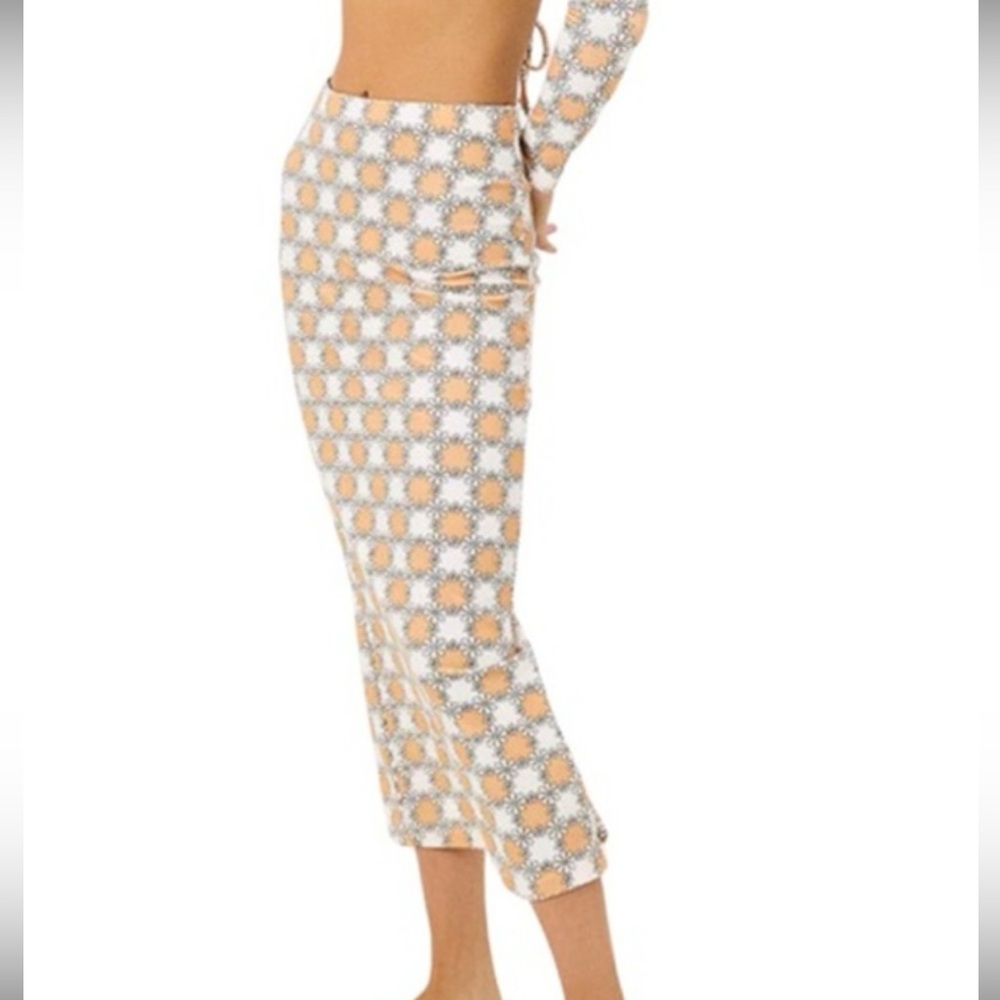 Frankie’s Bikinis Opal Terry Midi Slit Pullover Skirt